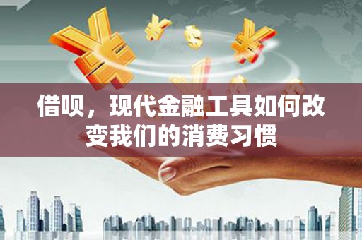 楠西借呗，现代金融工具如何改变我们的消费习惯