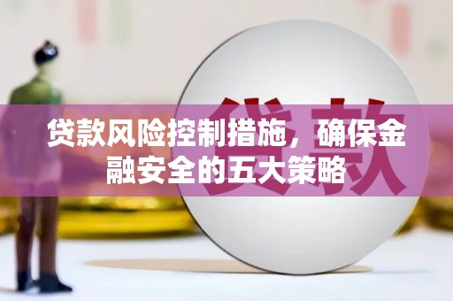 楠西贷款风险控制措施，确保金融安全的五大策略