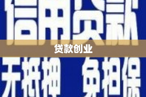 楠西贷款创业