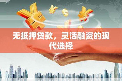 楠西无抵押贷款，灵活融资的现代选择