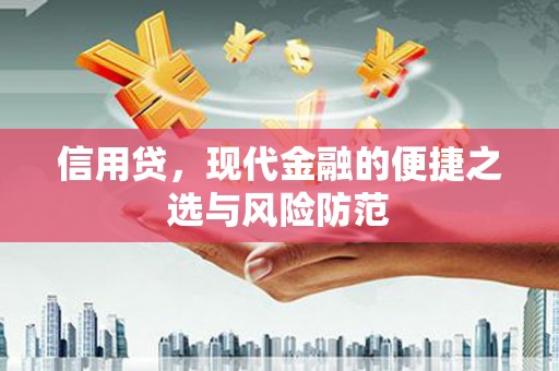 楠西信用贷，现代金融的便捷之选与风险防范