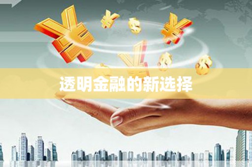 楠西透明金融的新选择