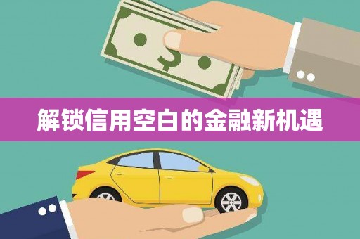 楠西解锁信用空白的金融新机遇