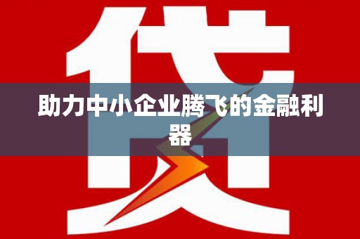 楠西助力中小企业腾飞的金融利器